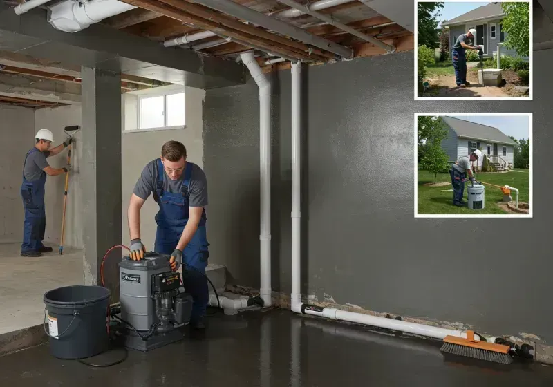 Basement Waterproofing and Flood Prevention process in Lakes, AK